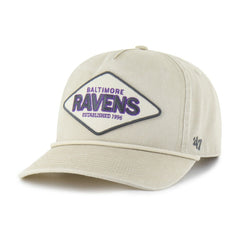 Baltimore Ravens '47 Cairn Hitch Adjustable Hat - Khaki - 47 brand