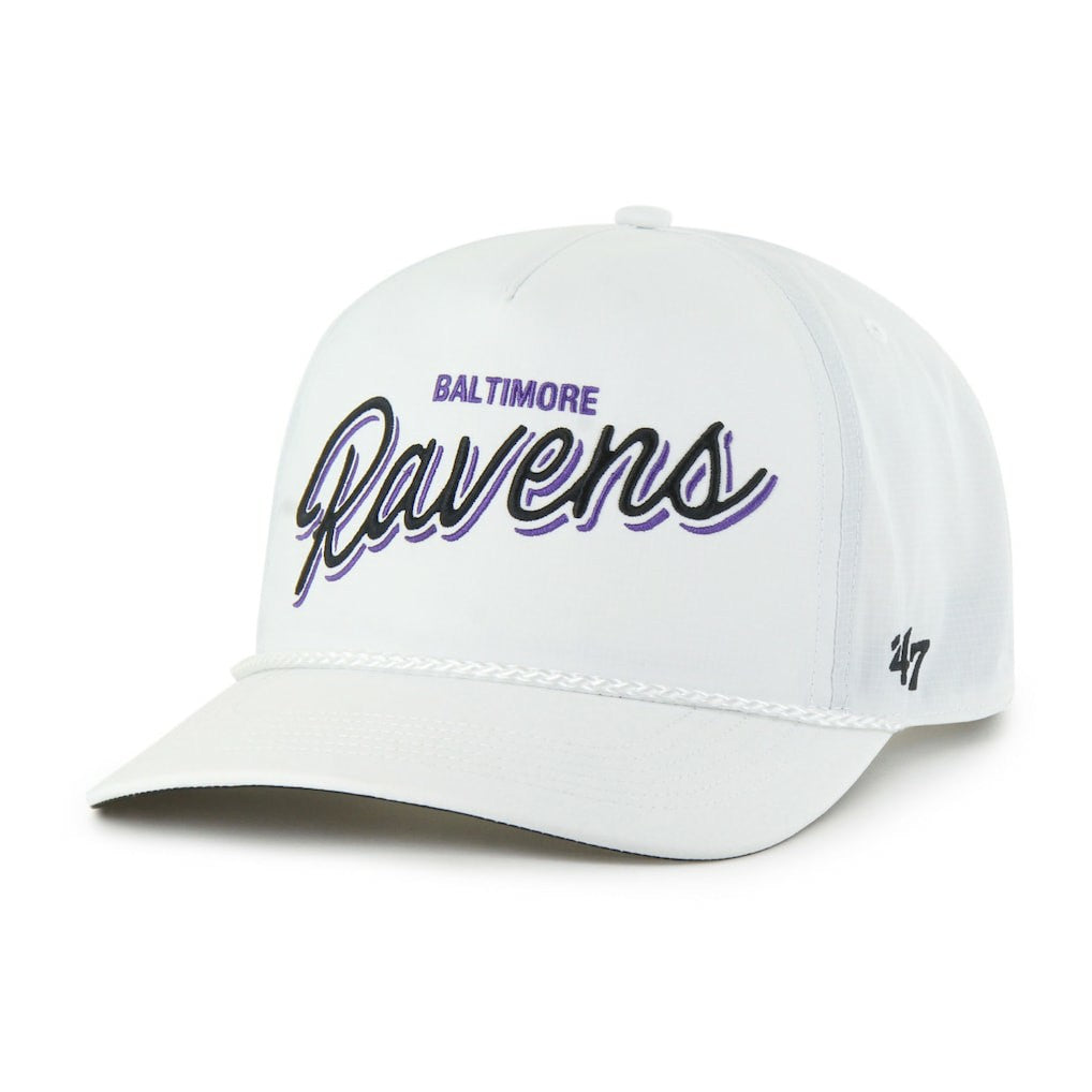 Baltimore Ravens '47 Brrr Fairway Hitch Adjustable Hat - White - 47 brand