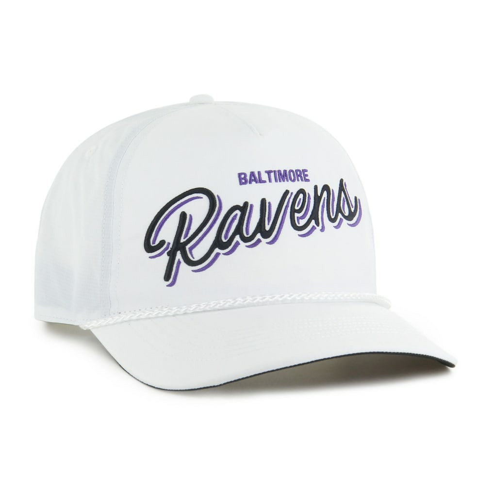Baltimore Ravens '47 Brrr Fairway Hitch Adjustable Hat - White - 47 brand