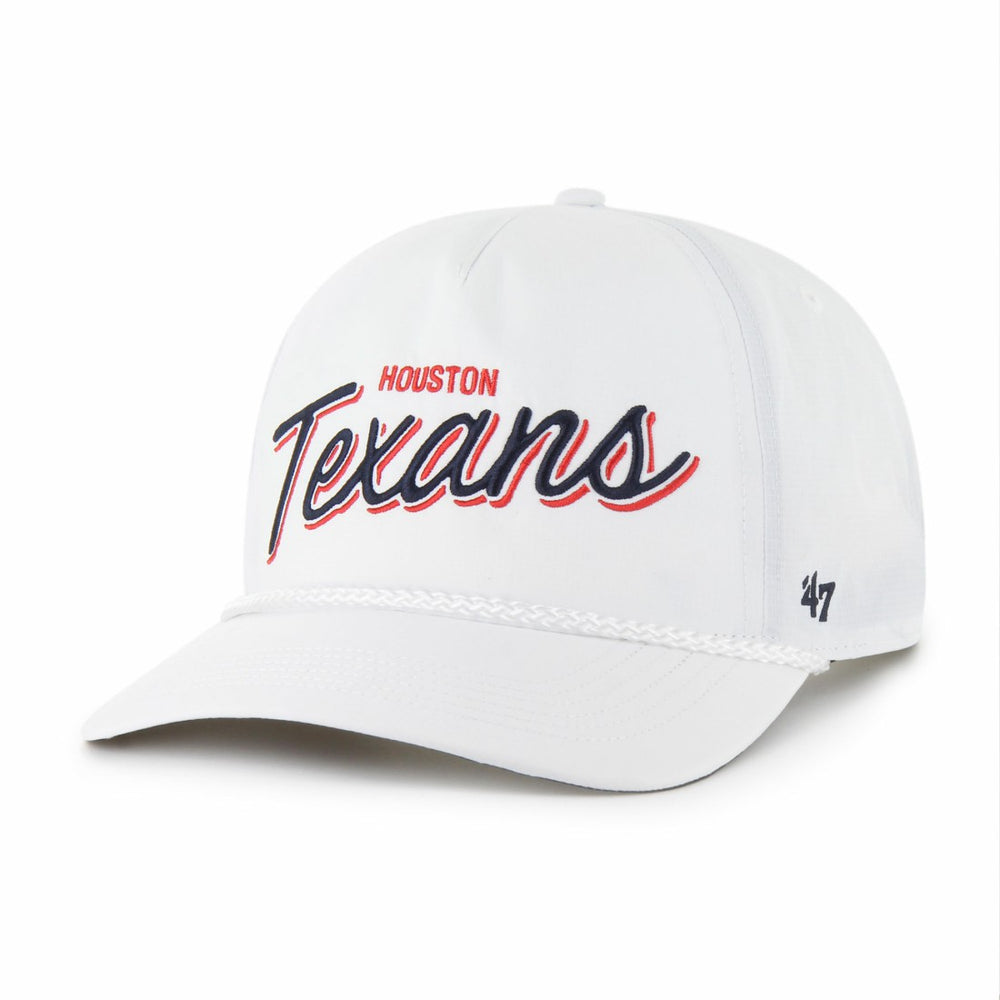 Houston Texans '47 Brrr Fairway Hitch Adjustable Hat - White - 47 brand