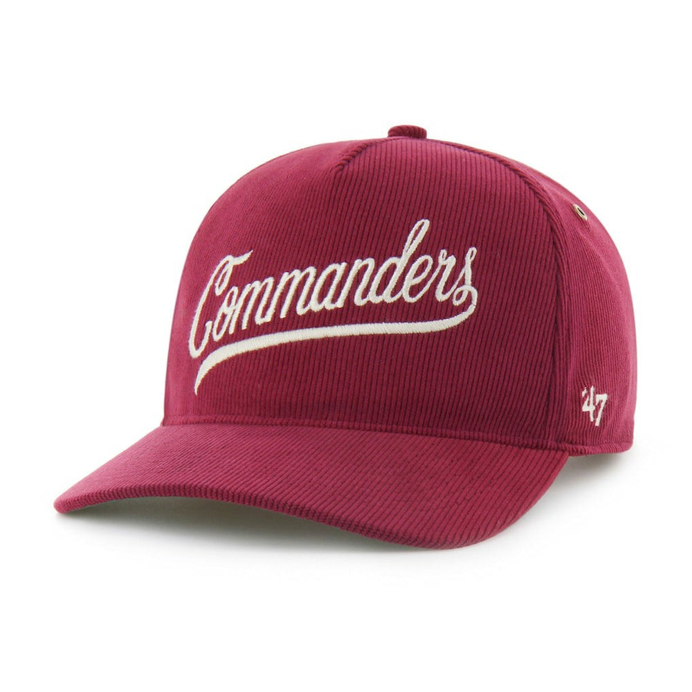 Washington Commanders '47 Golden Age Corduroy Hitch Adjustable Hat - Burgundy - 47 brand