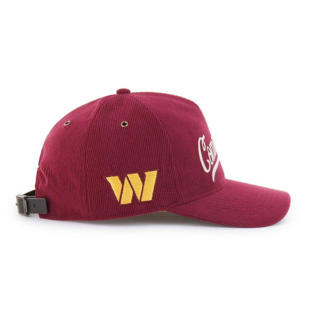 Washington Commanders '47 Golden Age Corduroy Hitch Adjustable Hat - Burgundy - 47 brand