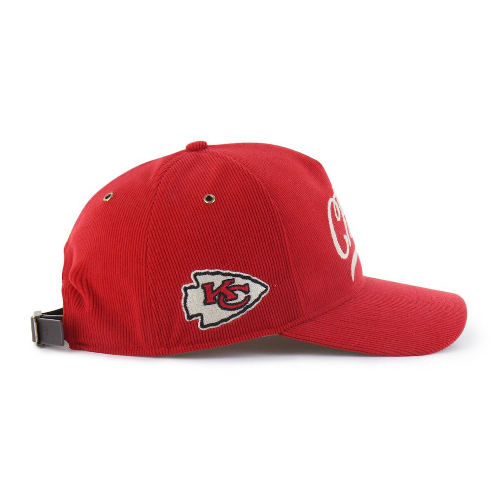 Kansas City Chiefs '47 Golden Age Corduroy Hitch Adjustable Hat - Red - 47 brand