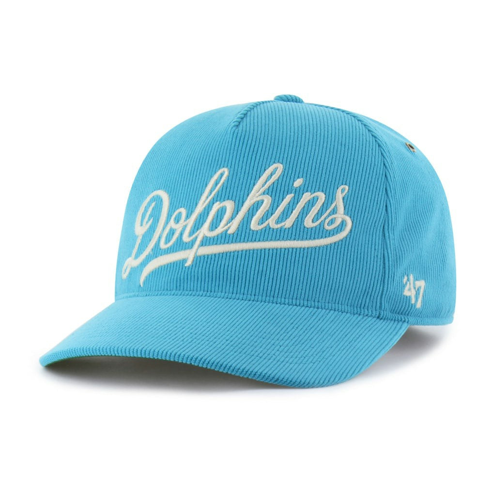 Miami Dolphins '47 Golden Age Corduroy Hitch Adjustable Hat - Aqua - 47 brand