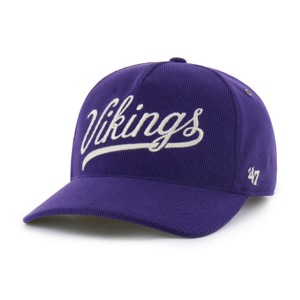 Minnesota Vikings '47 Golden Age Corduroy Hitch Adjustable Hat - Purple - 47 brand