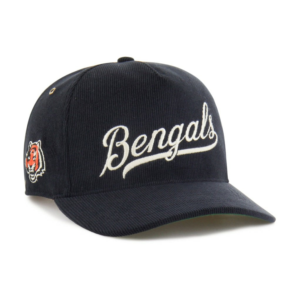 Cincinnati Bengals '47 Golden Age Corduroy Hitch Adjustable Hat - Black - 47 brand
