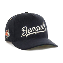Cincinnati Bengals '47 Golden Age Corduroy Hitch Adjustable Hat - Black - 47 brand