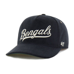 Cincinnati Bengals '47 Golden Age Corduroy Hitch Adjustable Hat - Black - 47 brand