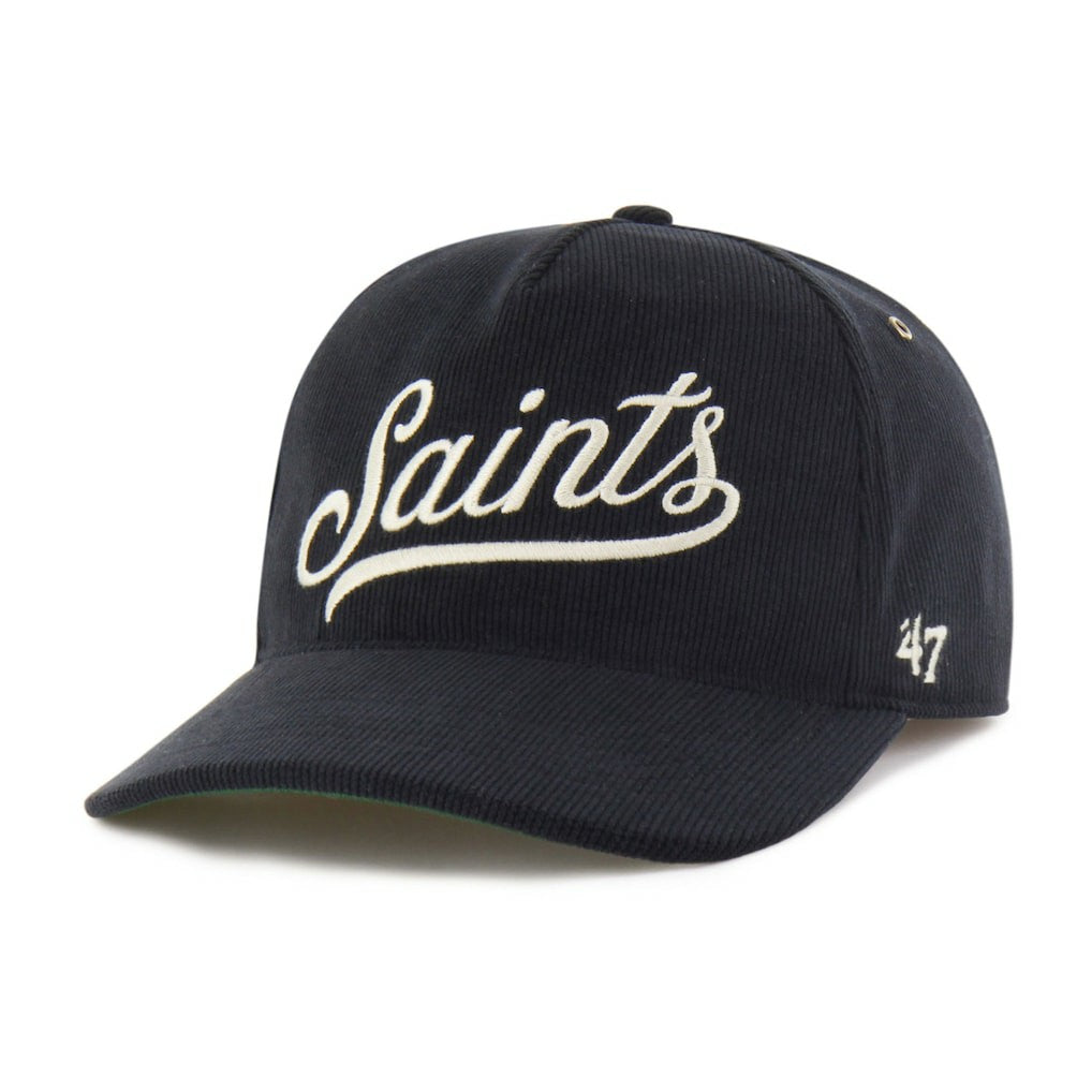 New Orleans Saints '47 Golden Age Corduroy Hitch Adjustable Hat - Black - 47 brand