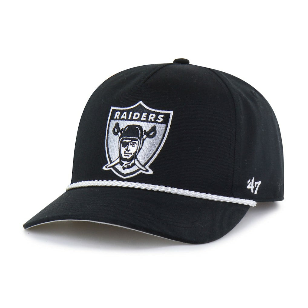 Las Vegas Raiders '47 Rope Hitch Adjustable Hat - Black - 47 brand
