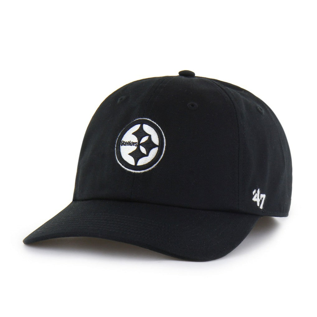 Pittsburgh Steelers '47 Foundational Franchise Fitted Hat - Black - 47 brand