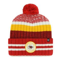 Kansas City Chiefs '47 Quiver Cuffed Knit Hat with Pom - 47 brand