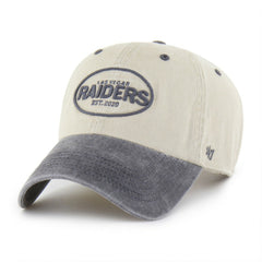 Las Vegas Raiders '47 Breaking Trail Clean Up Adjustable Hat - Khaki - 47 brand