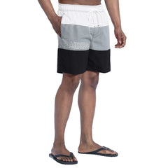 Las Vegas Raiders G-III Sports by Carl Banks Sunrise Volley Swim Shorts - Black/Silver - NFL