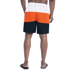 Chicago Bears G-III Sports by Carl Banks Sunrise Volley Swim Shorts - Navy/Orange - NFL