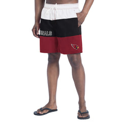 Arizona Cardinals G-III Sports by Carl Banks Sunrise Volley Swim Shorts - Cardinal/Black - NFL