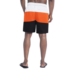 Cincinnati Bengals G-III Sports by Carl Banks Sunrise Volley Swim Shorts - Black/Orange - NFL