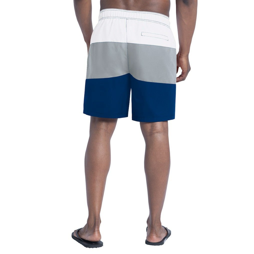 Indianapolis Colts G-III Sports by Carl Banks Sunrise Volley Swim Shorts - Royal/Gray - NFL