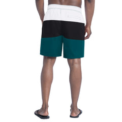 Philadelphia Eagles G-III Sports by Carl Banks Sunrise Volley Swim Shorts - Midnight Green/Black - NFL