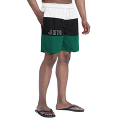 New York Jets G-III Sports by Carl Banks Sunrise Volley Swim Shorts - Green/Black - NFL