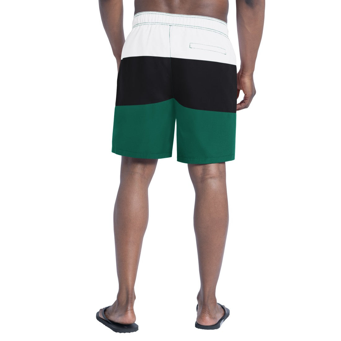 New York Jets G-III Sports by Carl Banks Sunrise Volley Swim Shorts - Green/Black - NFL