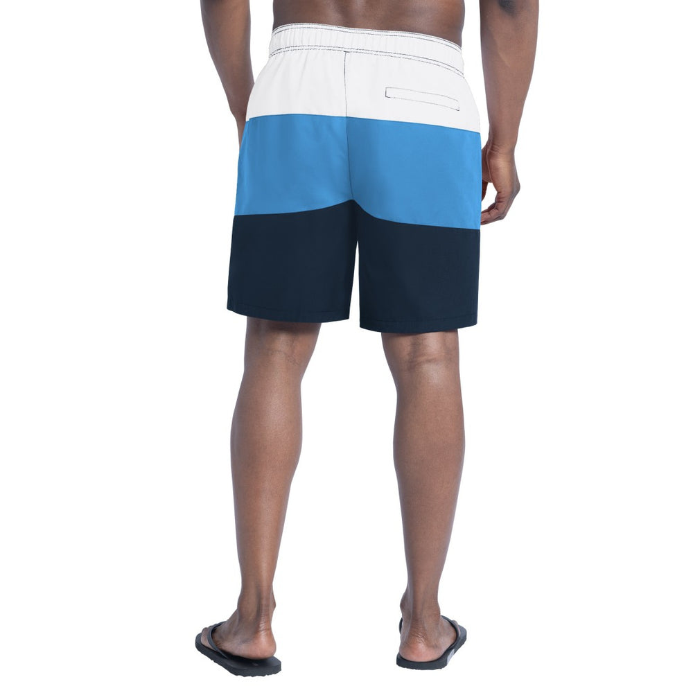 Tennessee Titans G-III Sports by Carl Banks Sunrise Volley Swim Shorts - Navy/Light Blue - NFL