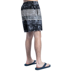 Baltimore Ravens G-III Sports by Carl Banks Horizon Volley Swim Shorts - Black/Gray - NFL