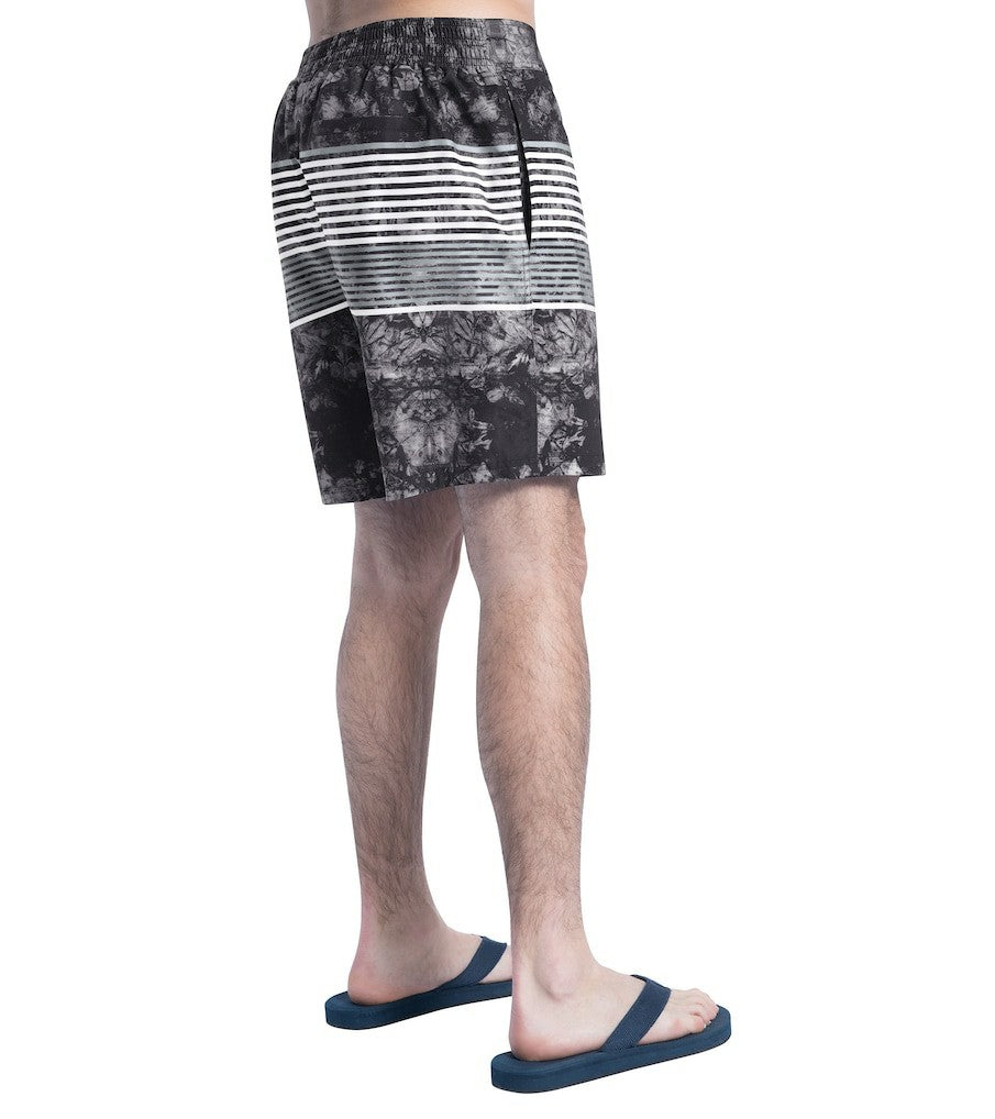 Baltimore Ravens G-III Sports by Carl Banks Horizon Volley Swim Shorts - Black/Gray - NFL