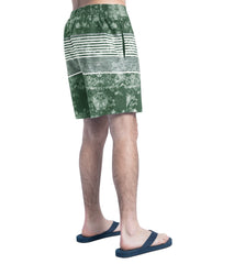 Green Bay Packers G-III Sports by Carl Banks Horizon Volley Swim Shorts - Green/Gray - NFL