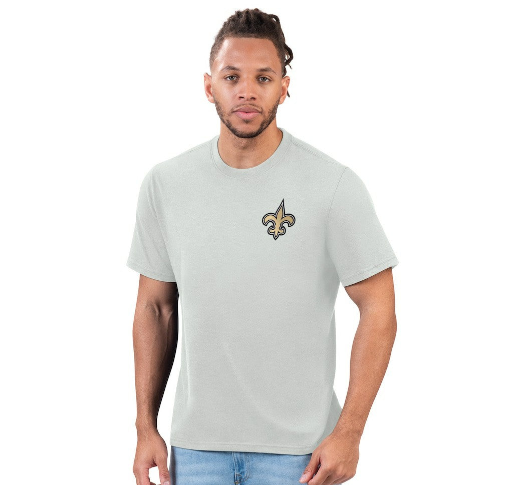 New Orleans Saints Margaritaville Wastin' Away T-Shirt - Gray - NFL