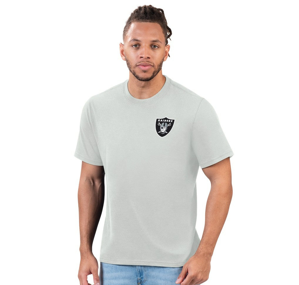 Las Vegas Raiders Margaritaville Wastin' Away T-Shirt - Gray - NFL