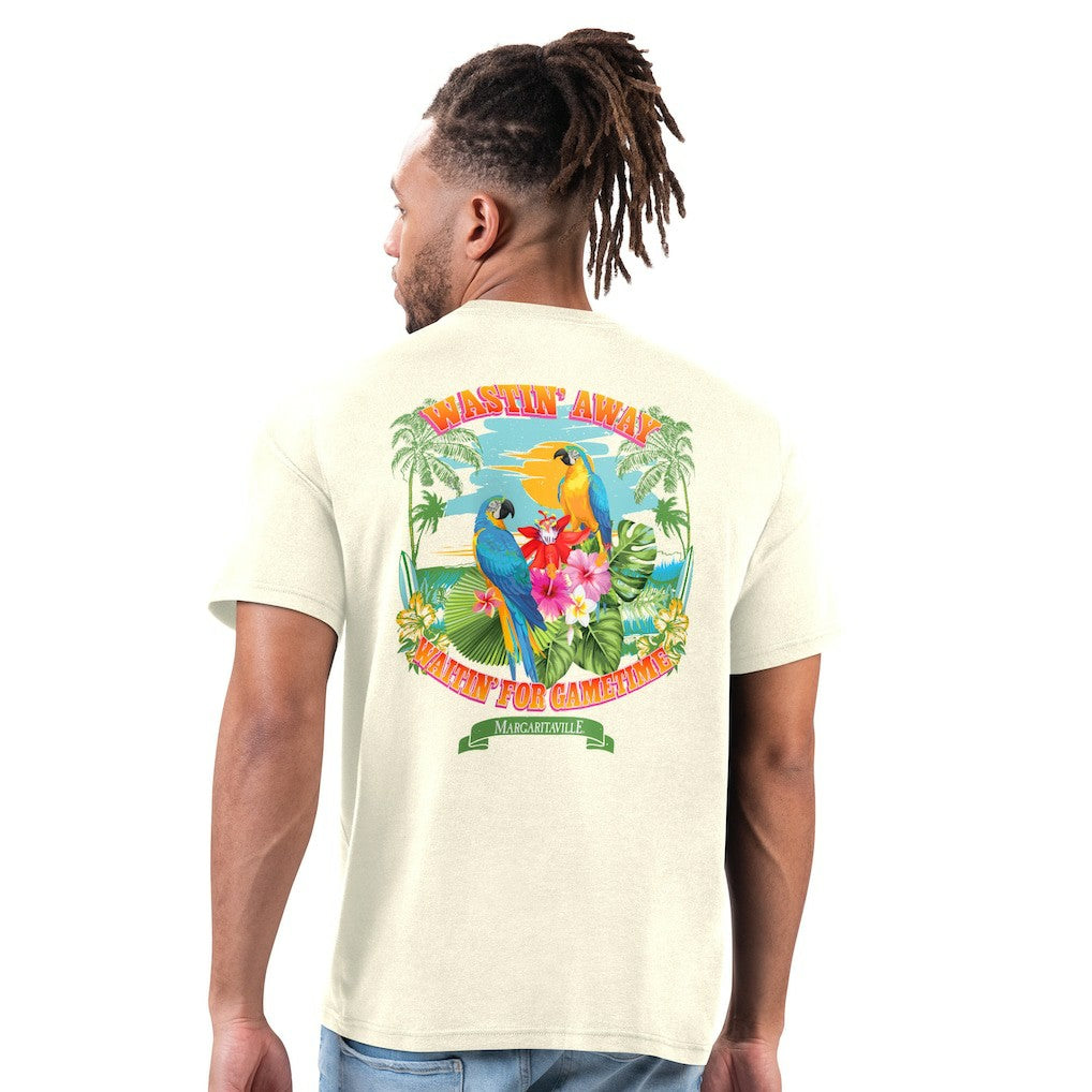 Kansas City Chiefs Margaritaville Wastin' Away T-Shirt - Cream - NFL