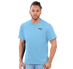 Seattle Seahawks Margaritaville Wastin' Away T-Shirt - Light Blue - NFL