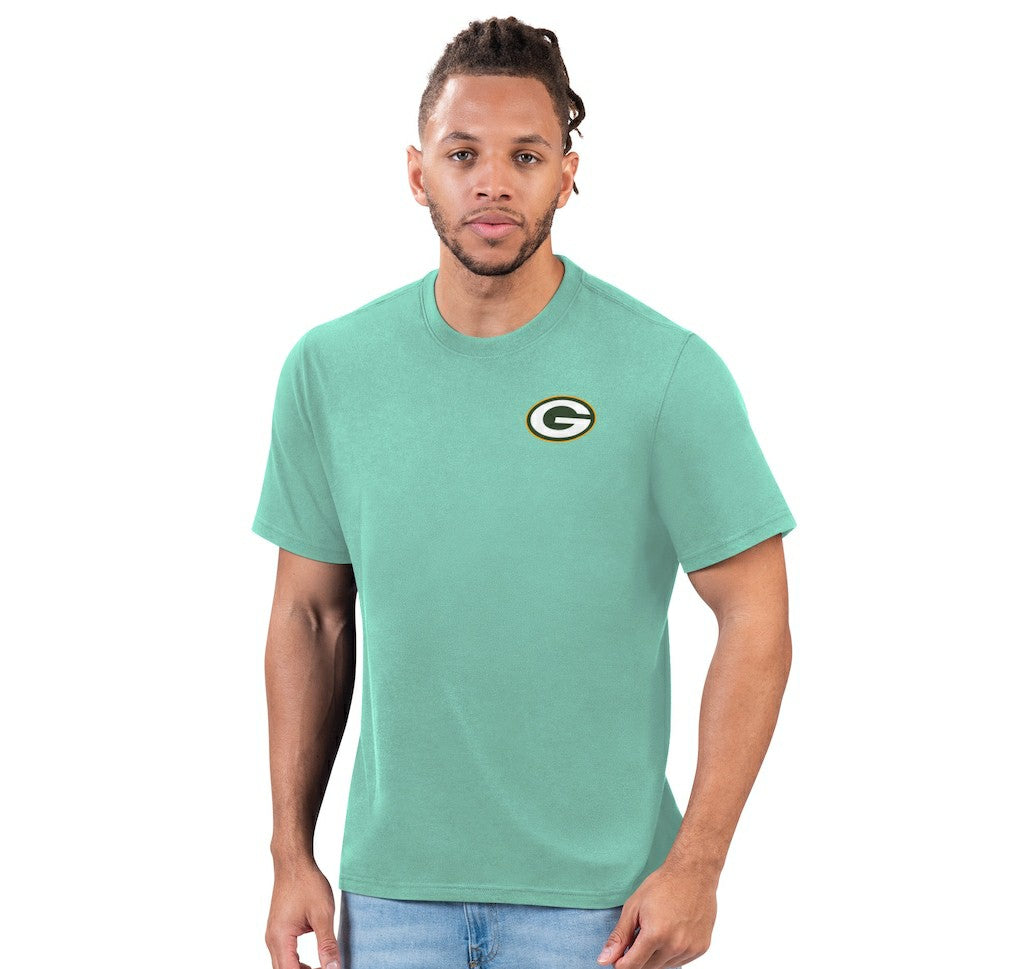 Green Bay Packers Margaritaville Wastin' Away T-Shirt - Mint - NFL