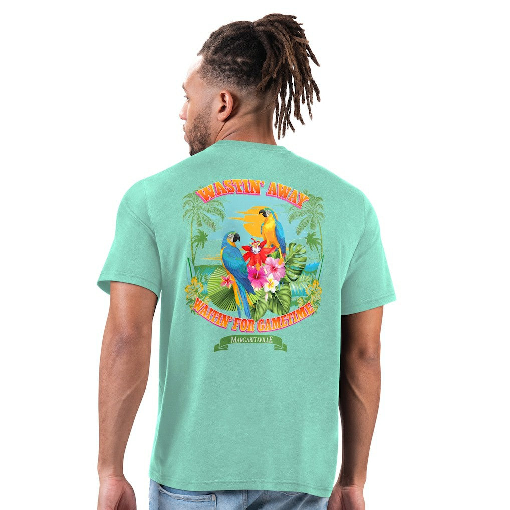 Green Bay Packers Margaritaville Wastin' Away T-Shirt - Mint - NFL