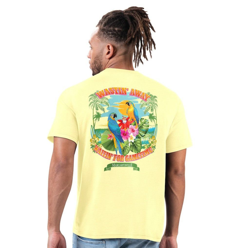 Pittsburgh Steelers Margaritaville Wastin' Away T-Shirt - Yellow - NFL