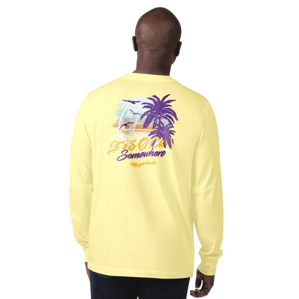 Minnesota Vikings Margaritaville It's Five O'Clock Somewhere Long Sleeve T-Shirt - Yellow - NFL