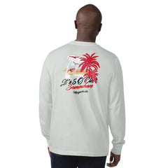 Atlanta Falcons Margaritaville It's Five O'Clock Somewhere Long Sleeve T-Shirt - Gray - NFL