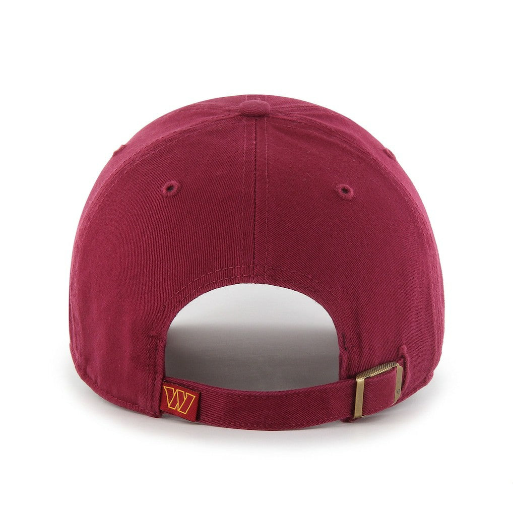 Washington Commanders '47 Cleanup Adjustable Hat - Burgundy - 47 brand