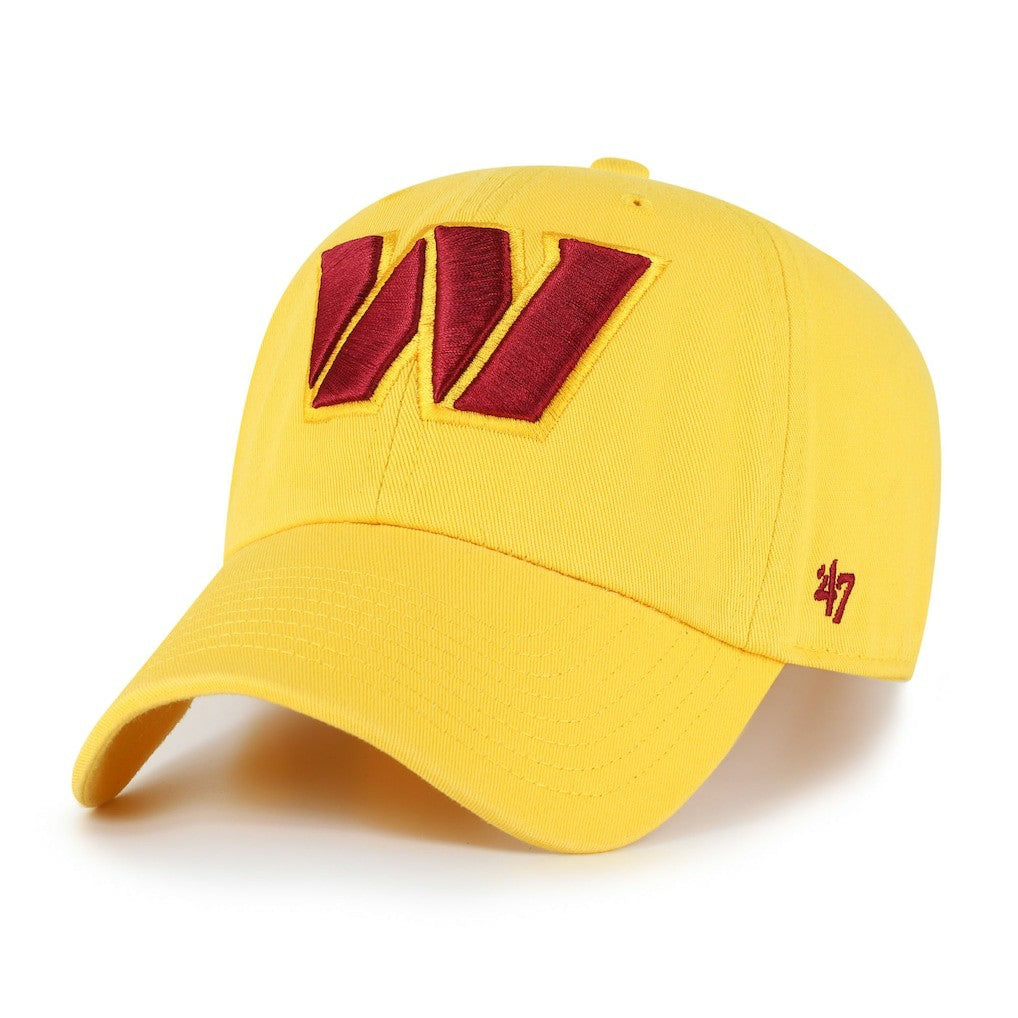 Washington Commanders '47 Cleanup Adjustable Hat - Gold - 47 brand