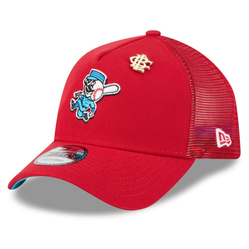 Cincinnati Reds New Era 2025 Big League Chew A-Frame 9FORTY Adjustable Trucker Hat Outlet