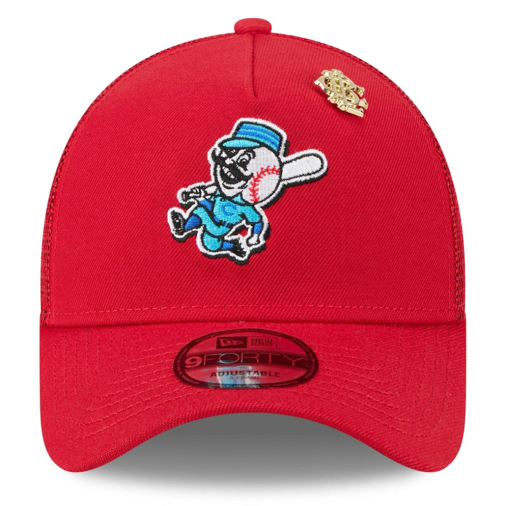 Cincinnati Reds New Era 2025 Big League Chew A-Frame 9FORTY Adjustable Trucker Hat Outlet