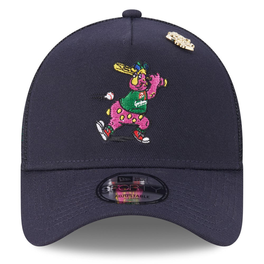 Cleveland Guardians New Era 2025 Big League Chew A-Frame 9FORTY Adjustable Trucker Hat Outlet