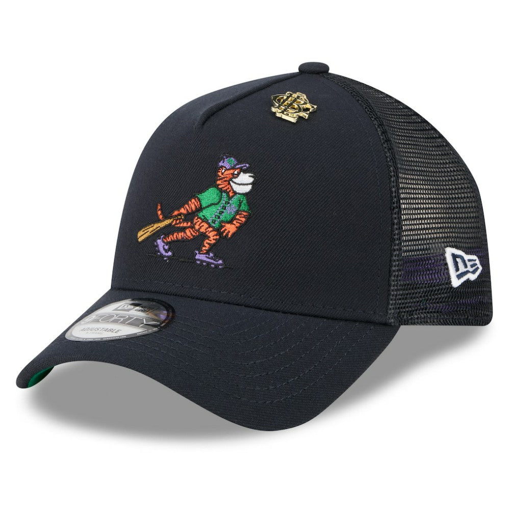 Detroit Tigers New Era 2025 Big League Chew A-Frame 9FORTY Adjustable Trucker Hat Sale