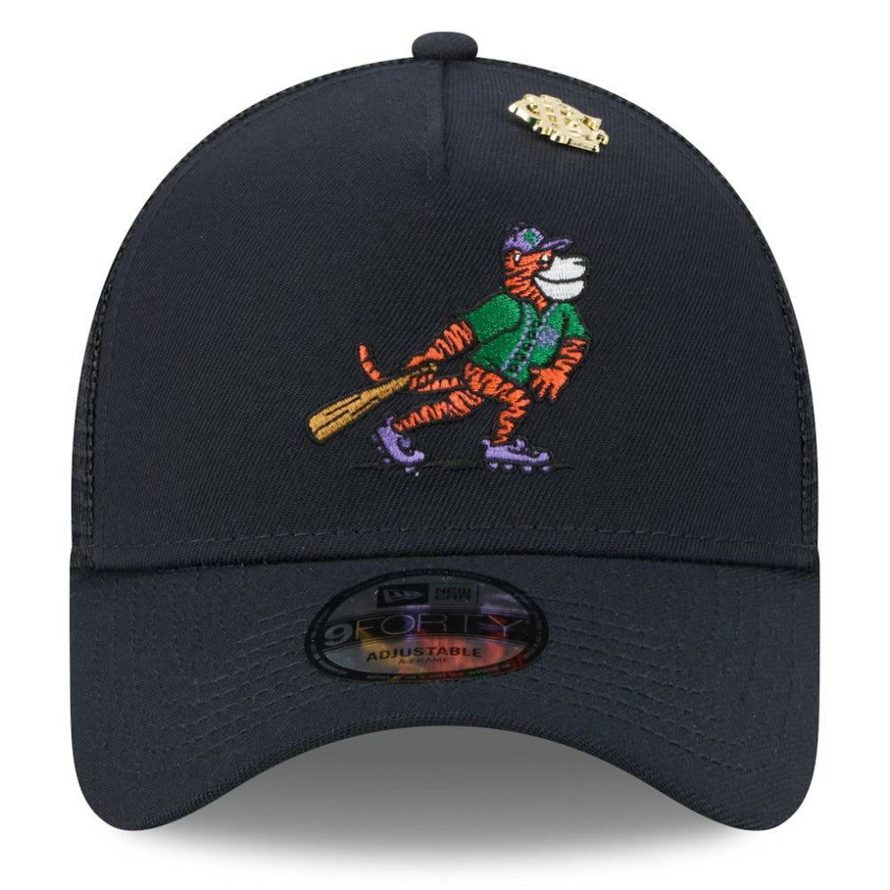 Detroit Tigers New Era 2025 Big League Chew A-Frame 9FORTY Adjustable Trucker Hat Sale