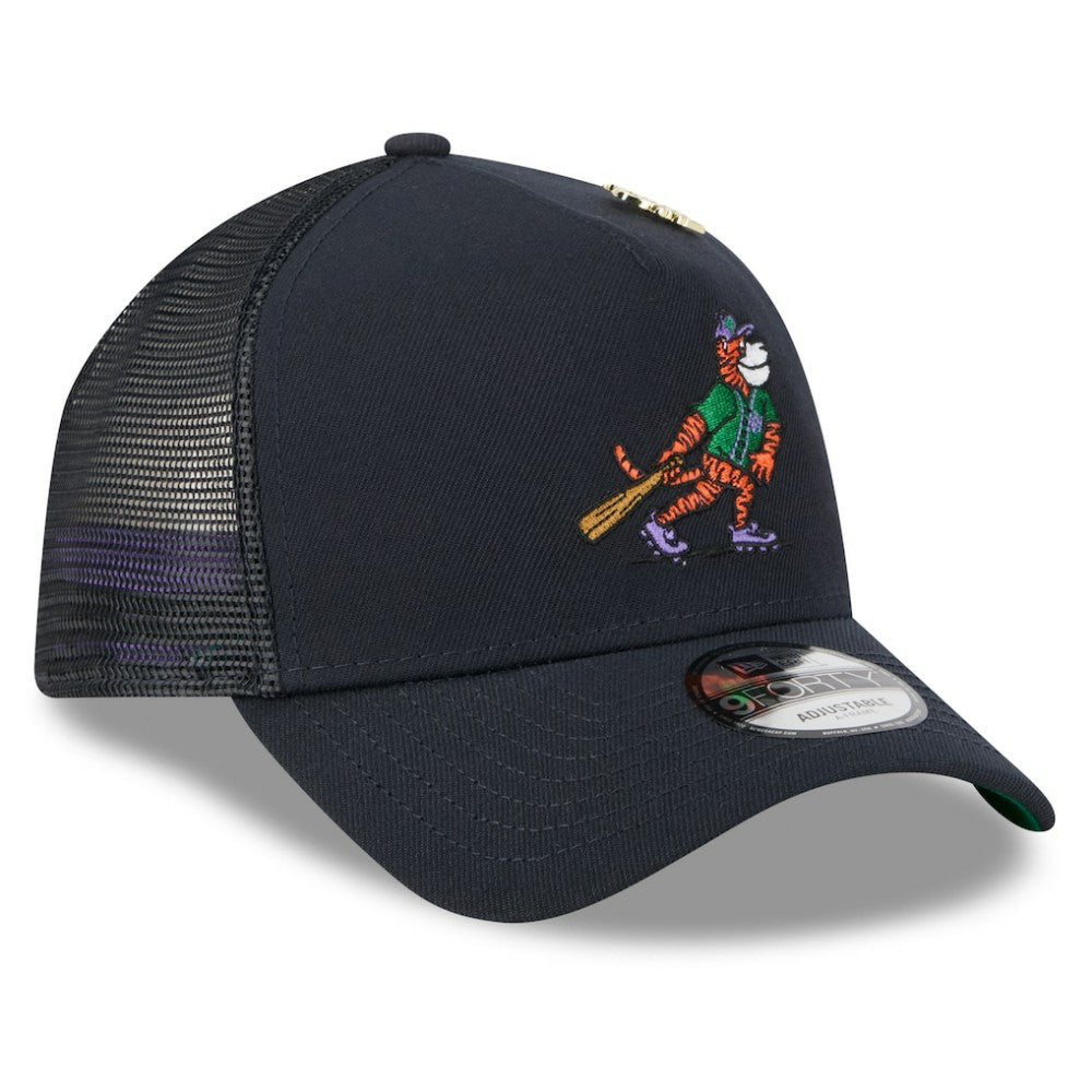 Detroit Tigers New Era 2025 Big League Chew A-Frame 9FORTY Adjustable Trucker Hat Sale