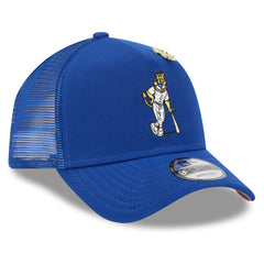 Kansas City Royals New Era 2025 Big League Chew A-Frame 9FORTY Adjustable Trucker Hat Sale