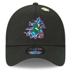 Miami Marlins New Era 2025 Big League Chew A-Frame 9FORTY Adjustable Trucker Hat Discount