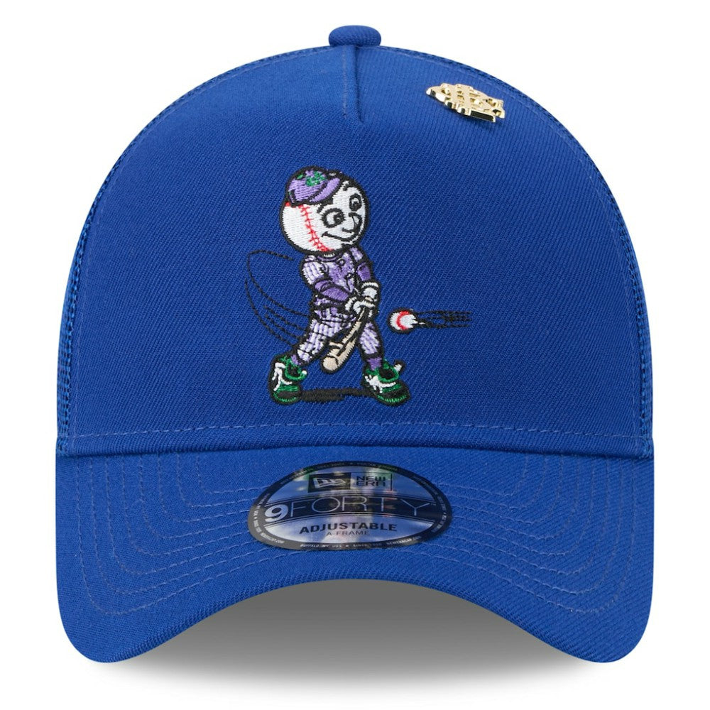 New York Mets New Era 2025 Big League Chew A-Frame 9FORTY Adjustable Trucker Hat Outlet
