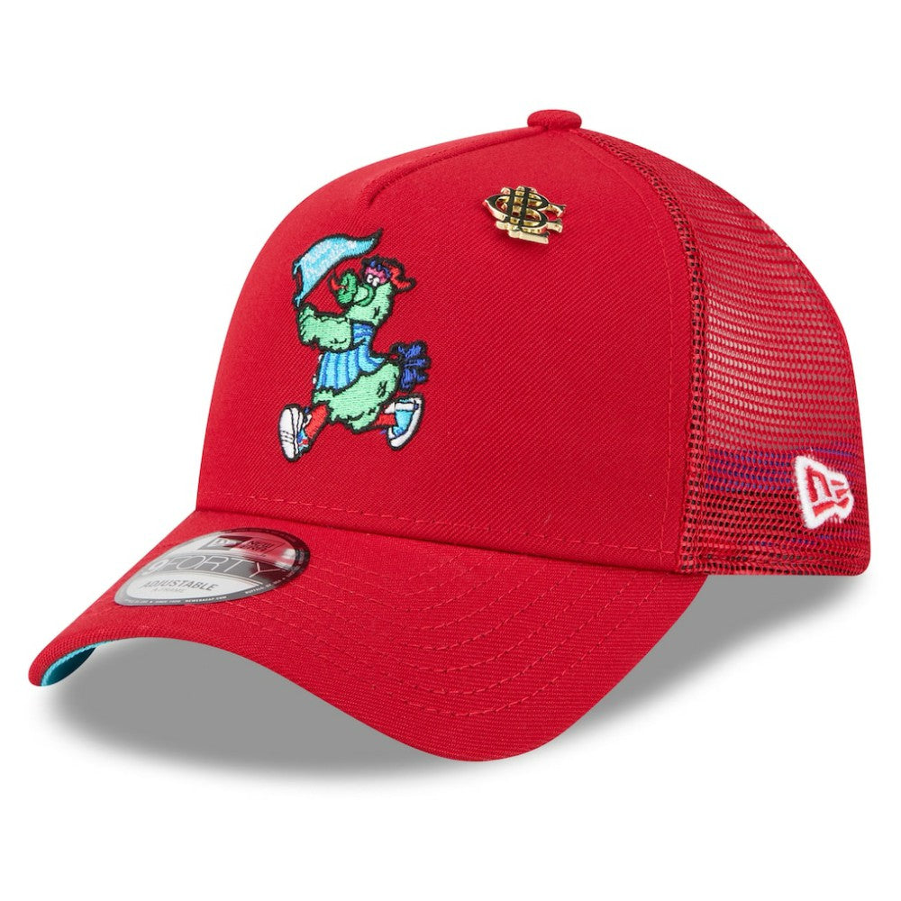 Philadelphia Phillies New Era 2025 Big League Chew A-Frame 9FORTY Adjustable Trucker Hat Discount